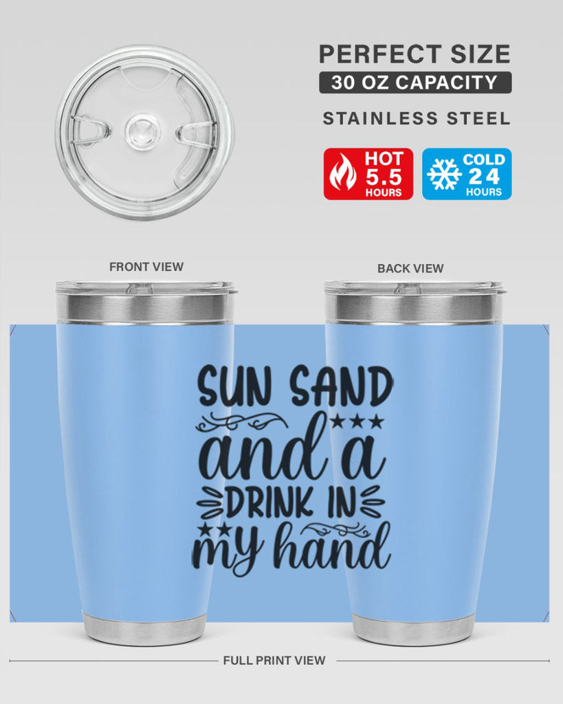 Sunsandandadrink 482#- zodiac- Tumbler