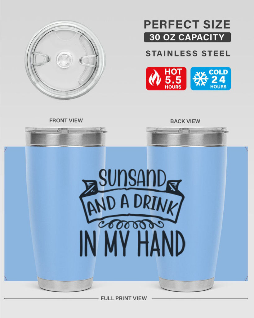 Sunsandandadrinkin 483#- zodiac- Tumbler