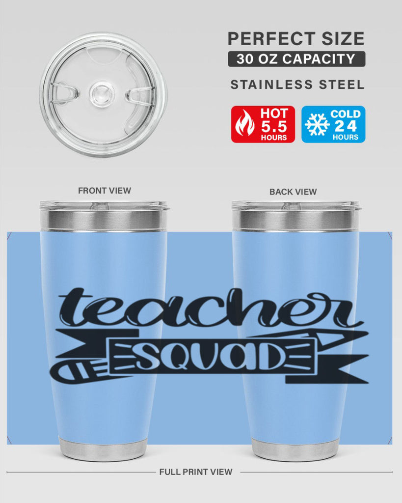 Teacher Squad Style 48#- teacher- tumbler