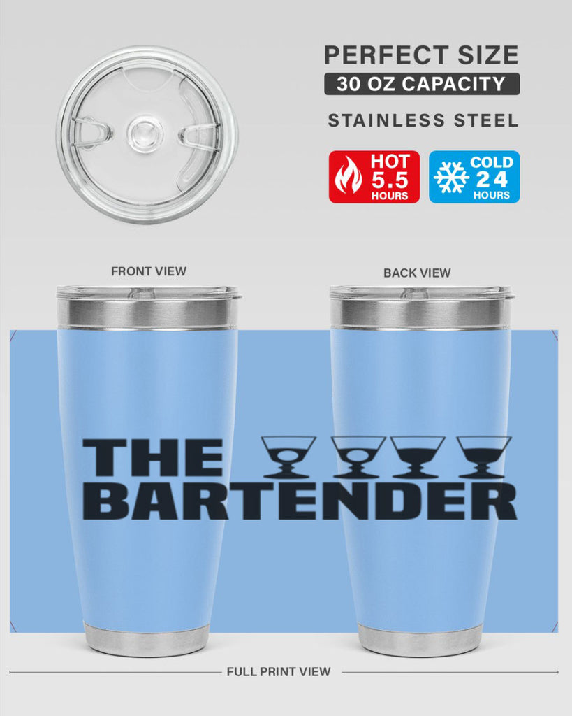 The bartender Style 12#- bartender- tumbler