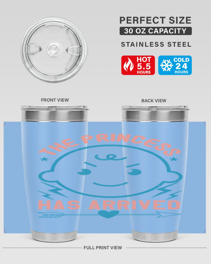 The princess has arrived Style 10#- baby shower- tumbler