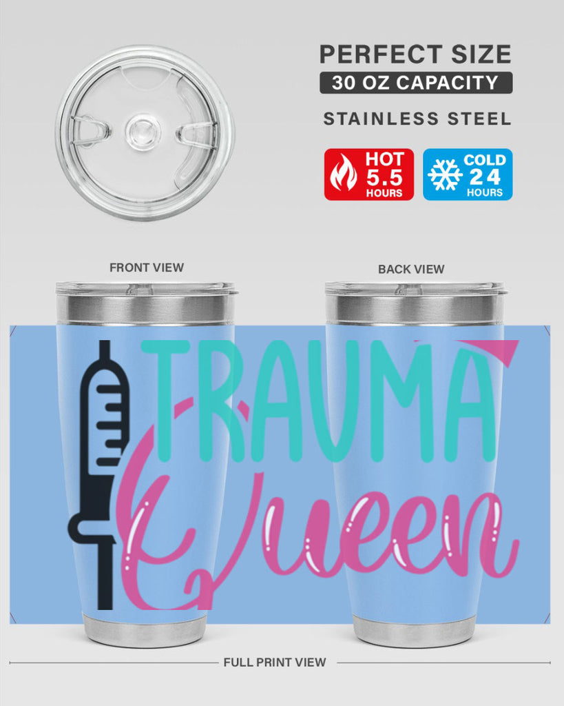 Trauma Queen Style Style 12#- nurse- tumbler