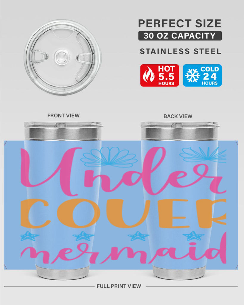 Under Cover Mermaid Design 653#- mermaid- Tumbler