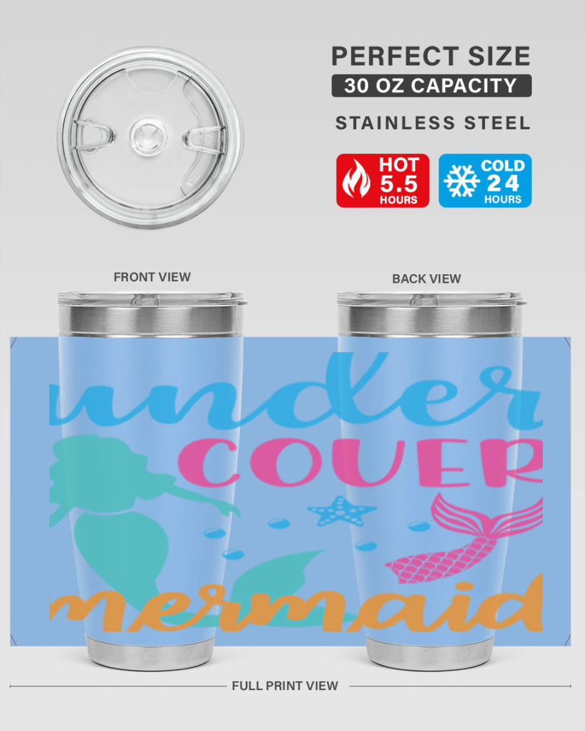Under Cover Mermaid Design 654#- mermaid- Tumbler