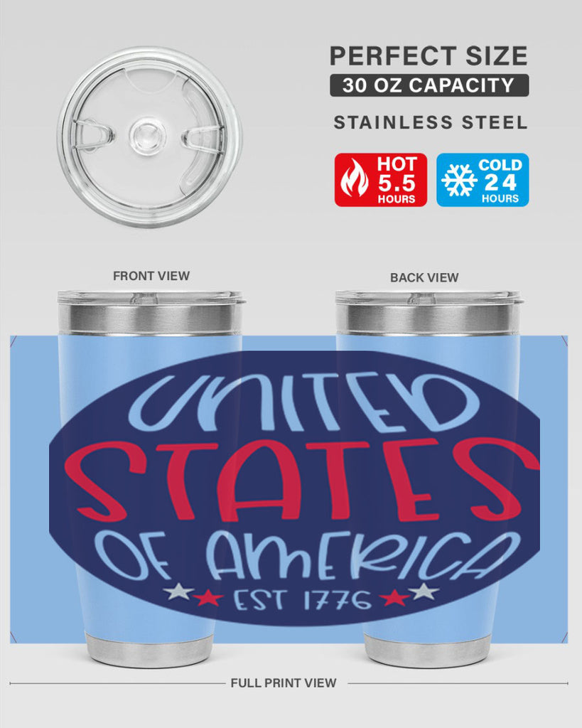 United States Of America Est Style 176#- Fourt Of July- Tumbler