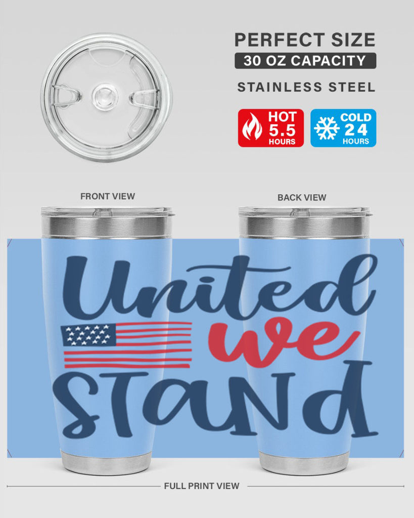 United we stand Style 9#- Fourt Of July- Tumbler