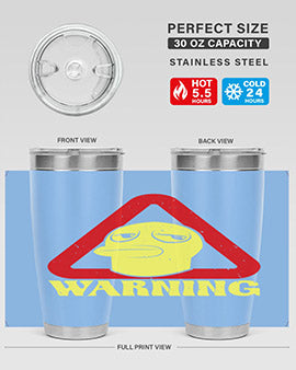 Warning Style 12#- duck- Tumbler