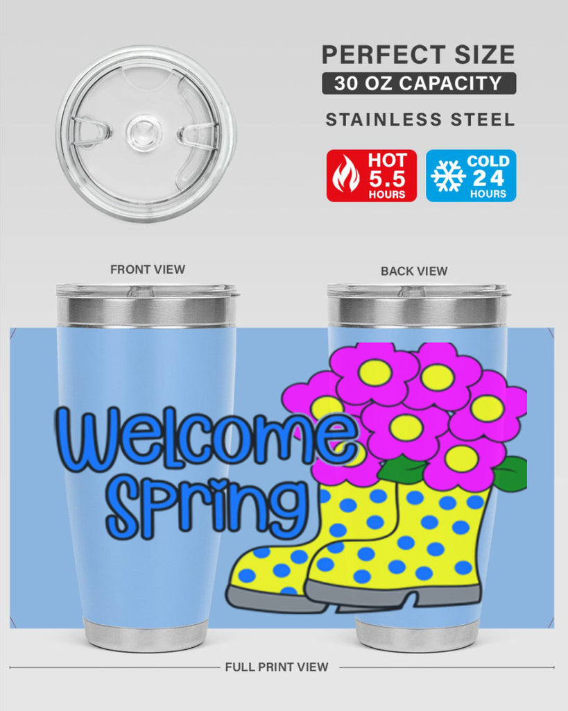 Welcome Spring rainboots page577#- spring- Tumbler