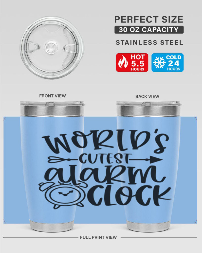 Worlds Cutest Alarm Clock Style 14#- baby- tumbler