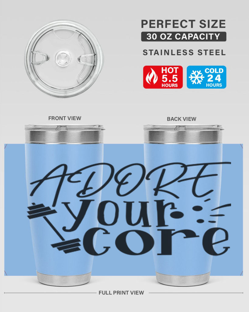 adore your core Style 111#- summer- Tumbler