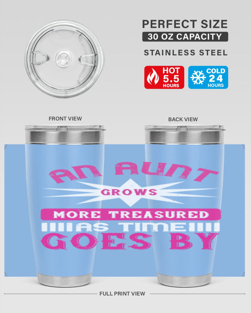 an aunt grows more treasured as time goes by 220#- mom- Tumbler