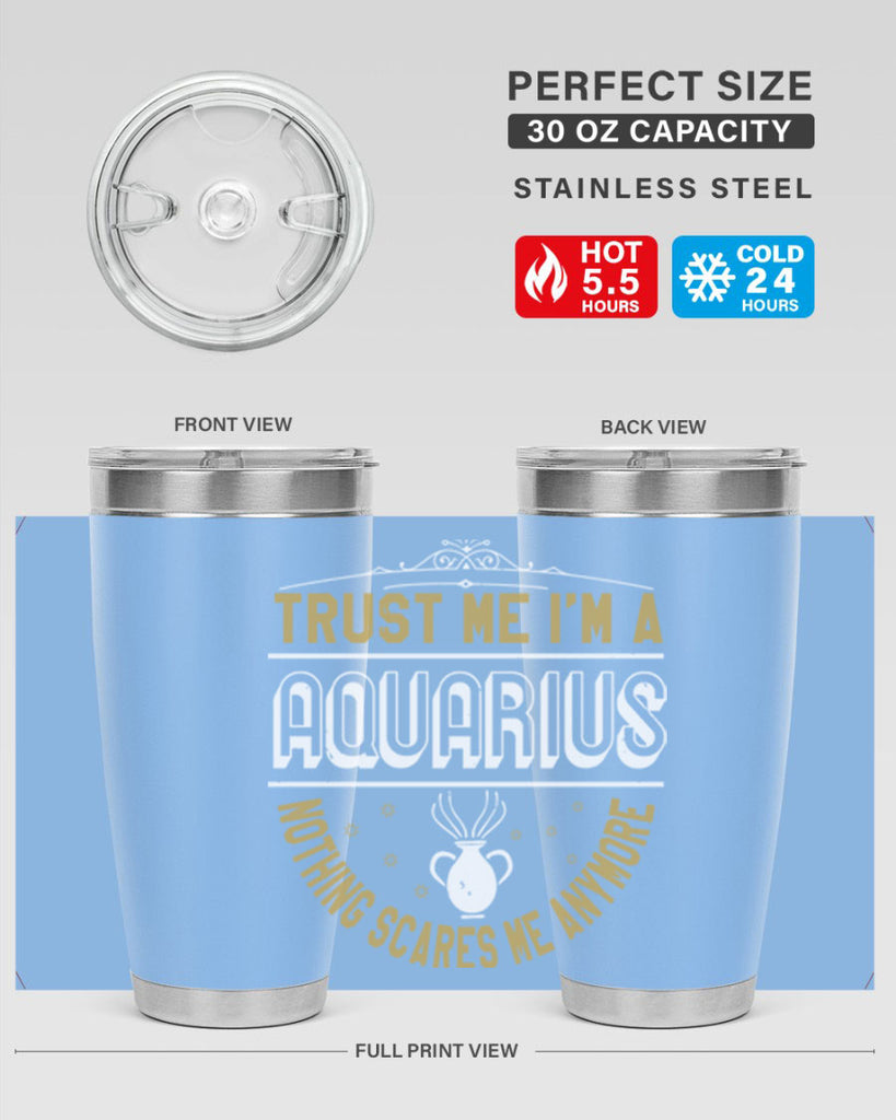 aquarius 87#- zodiac- Tumbler