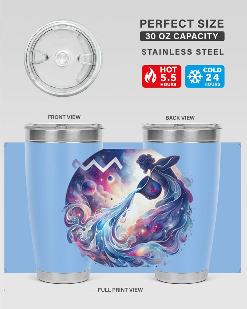 aquarius 89#- zodiac- Tumbler