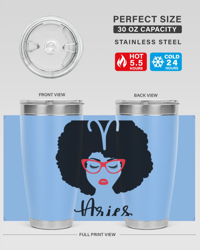 aries 122#- zodiac- Tumbler