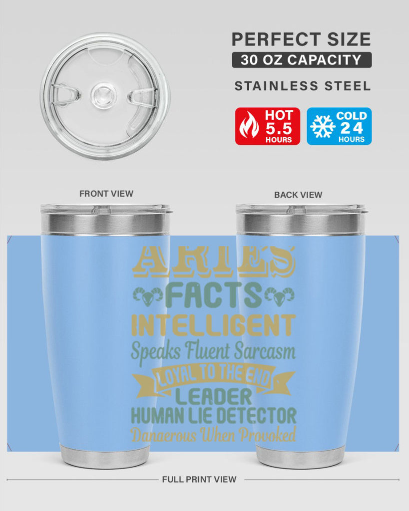 aries 123#- zodiac- Tumbler