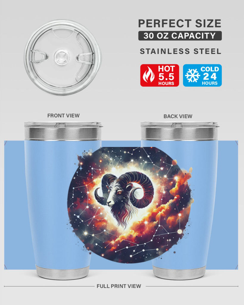 aries 126#- zodiac- Tumbler