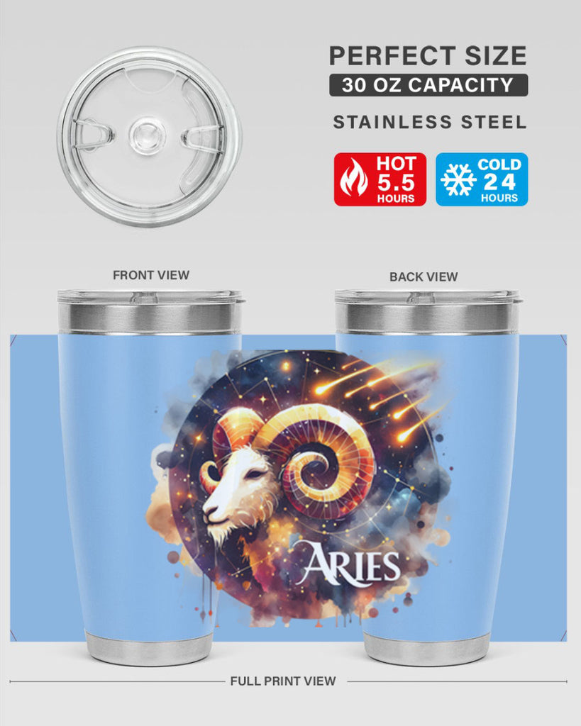 aries 127#- zodiac- Tumbler