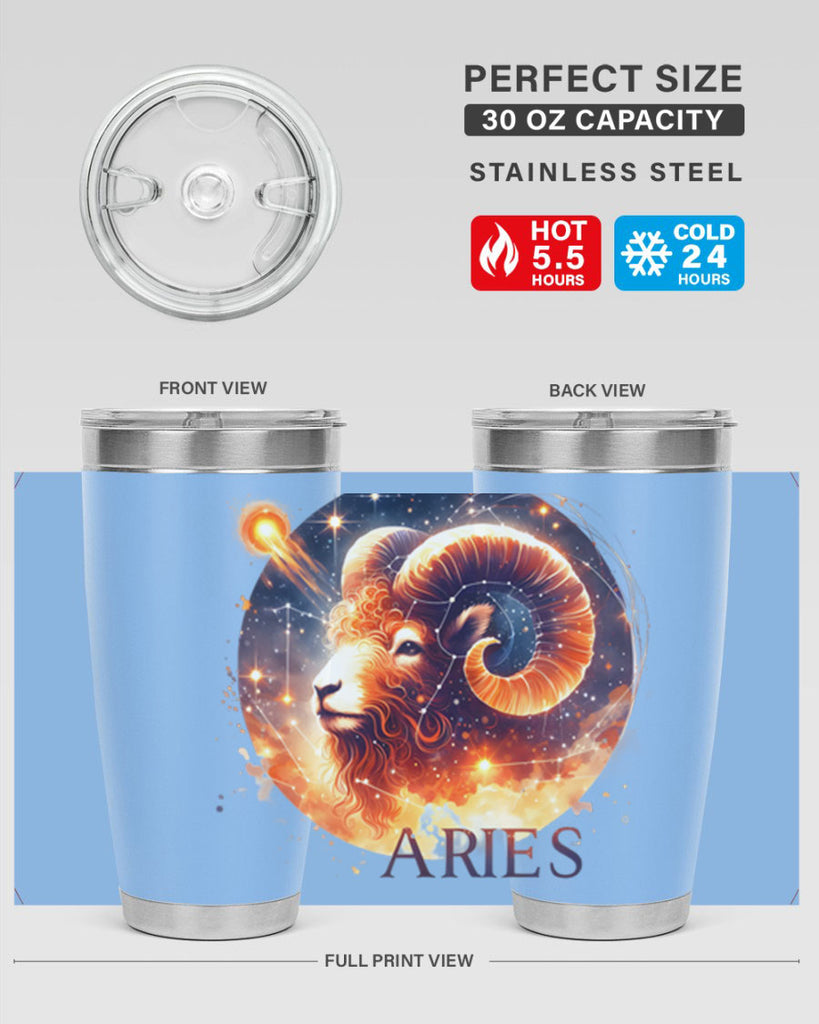 aries 130#- zodiac- Tumbler