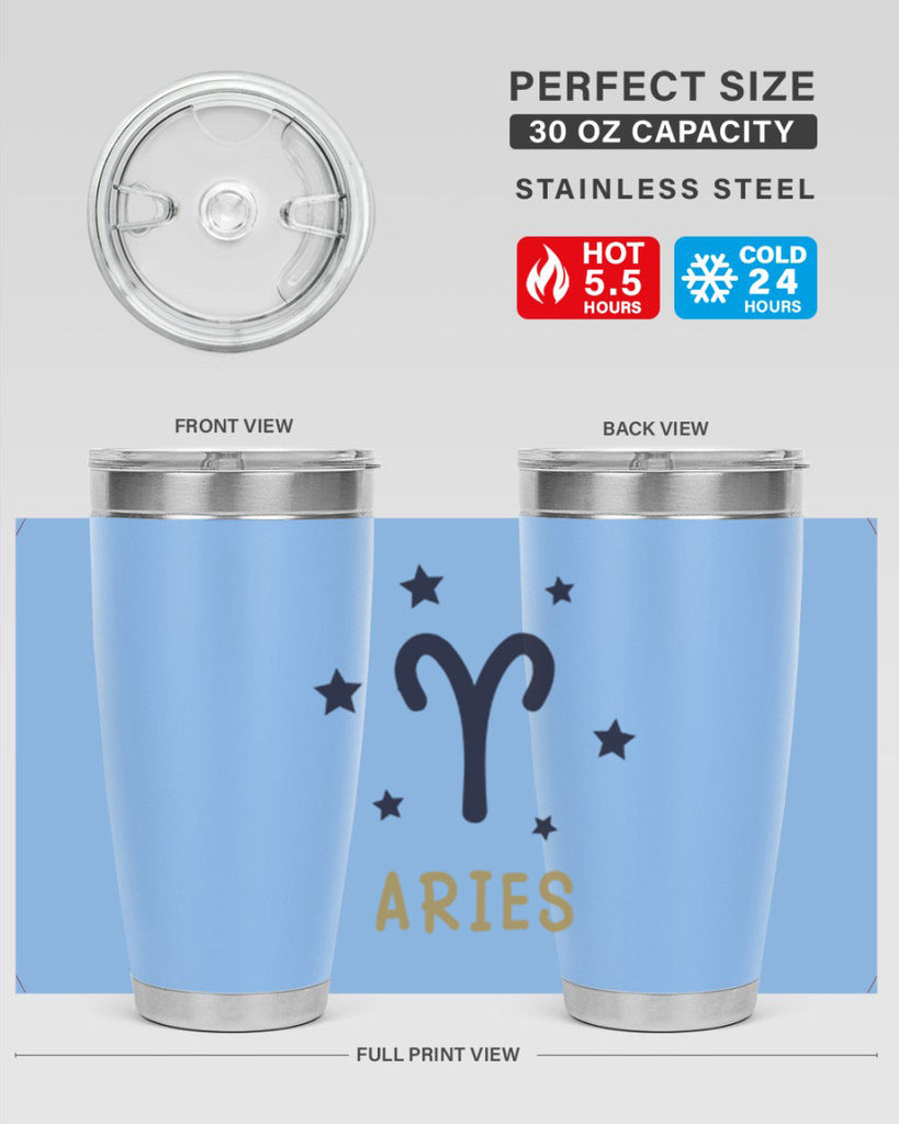 aries 135#- zodiac- Tumbler