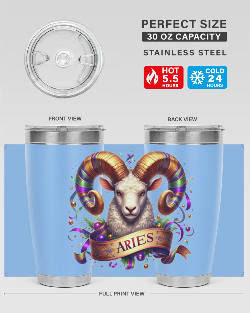 aries 136#- zodiac- Tumbler