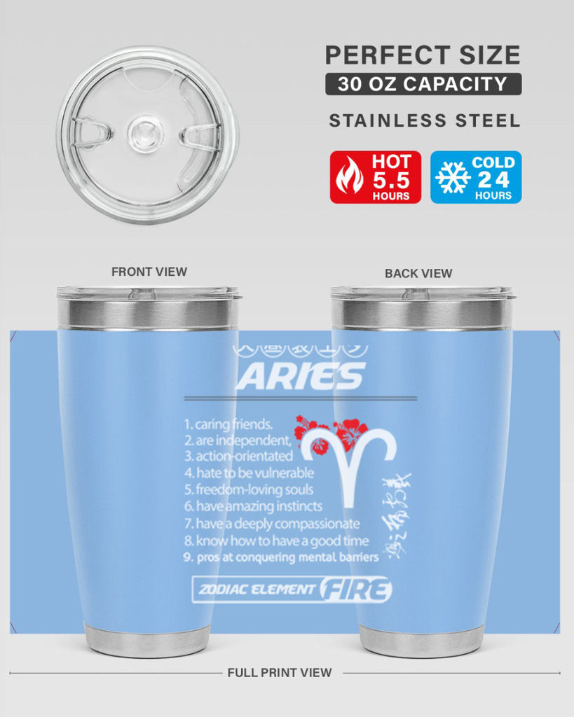 aries 137#- zodiac- Tumbler