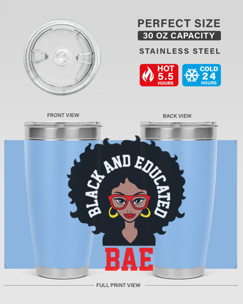 bae black and educated 267#- black words phrases- Cotton Tank