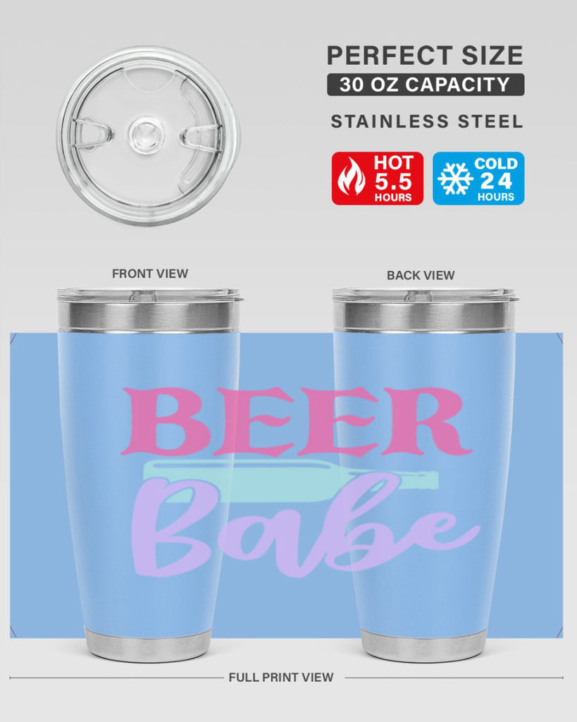beer babe 135#- beer- Tumbler