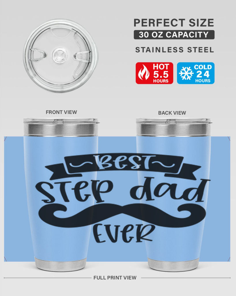best step dad ever 70#- fathers day- Tumbler