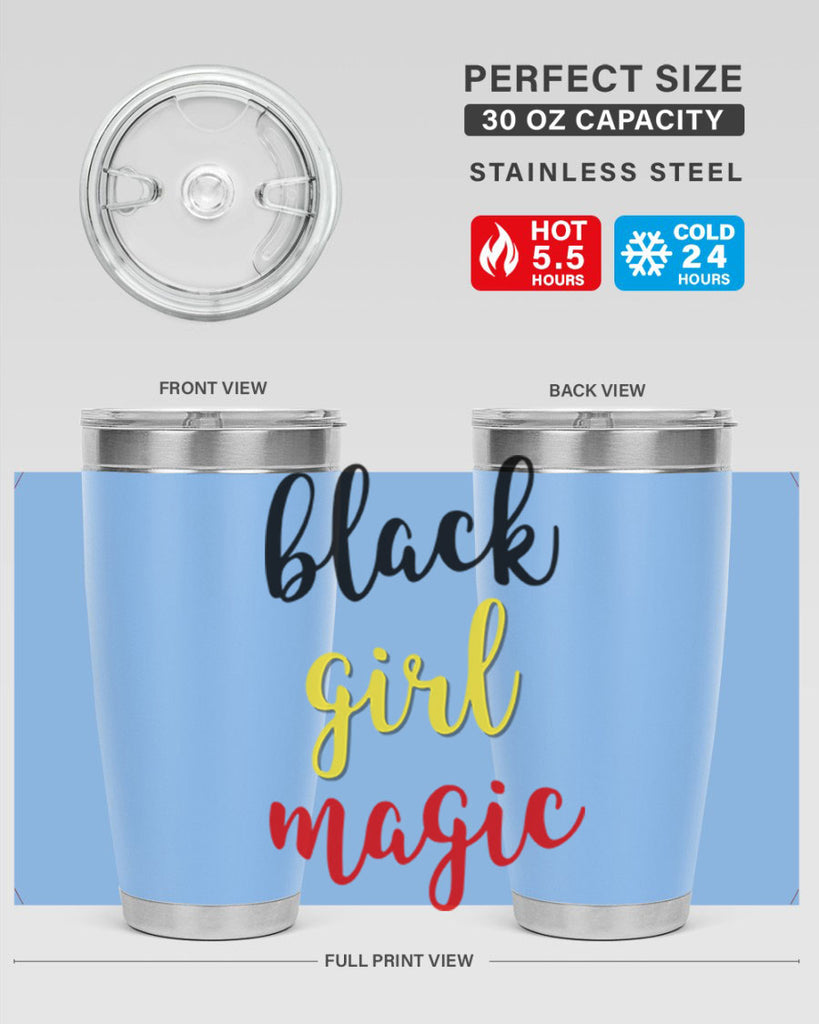 black girl magic color 246#- black words phrases- Cotton Tank