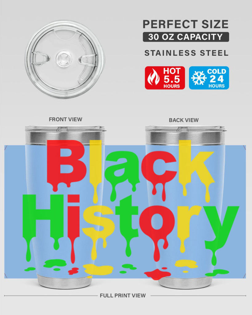 black history drip 241#- black words phrases- Cotton Tank