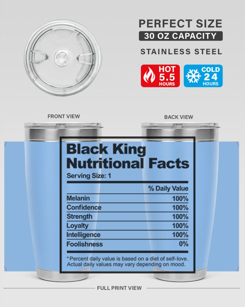black king nutritional facts 231#- black words phrases- Cotton Tank