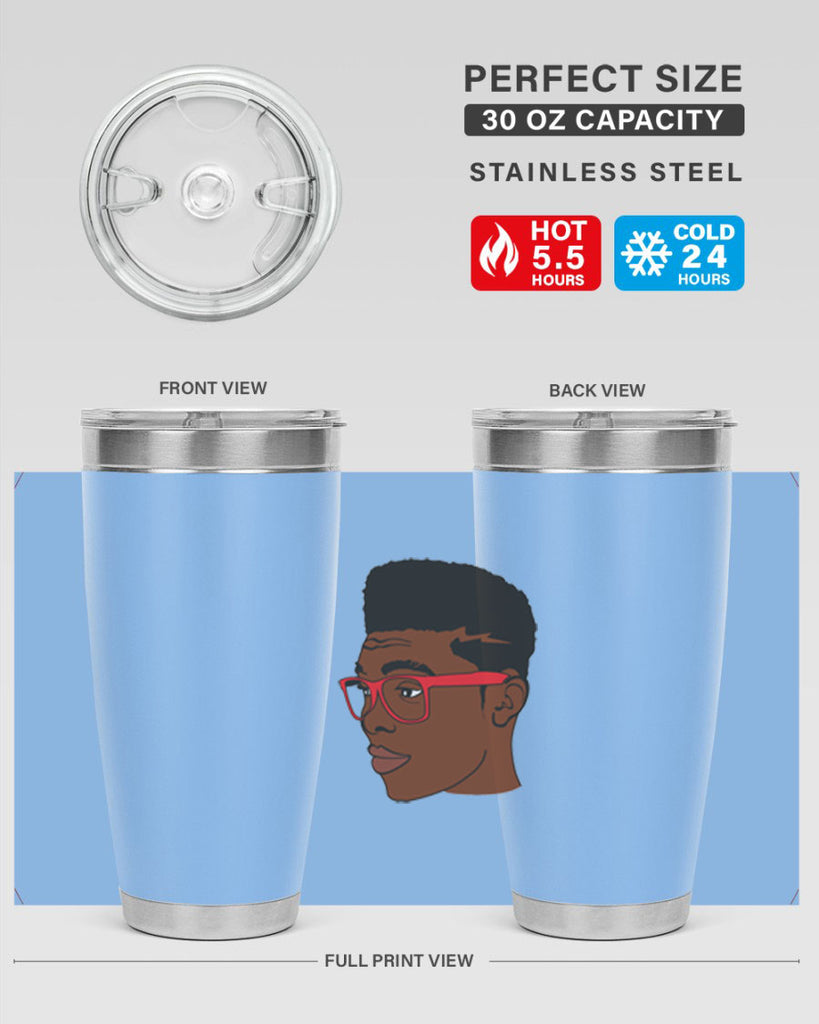 black man 37#- black men - boys- tumbler