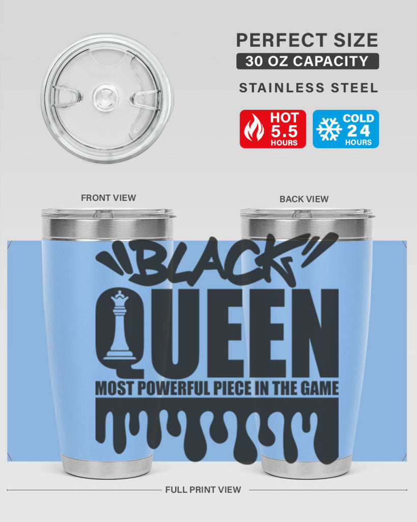 black queen 213#- black words phrases- Cotton Tank