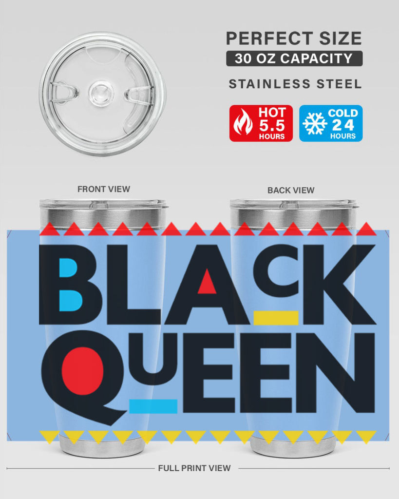 black queen 222#- black words phrases- Cotton Tank