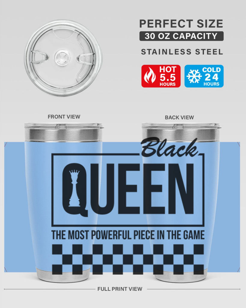 black queen chess checkered 221#- black words phrases- Cotton Tank