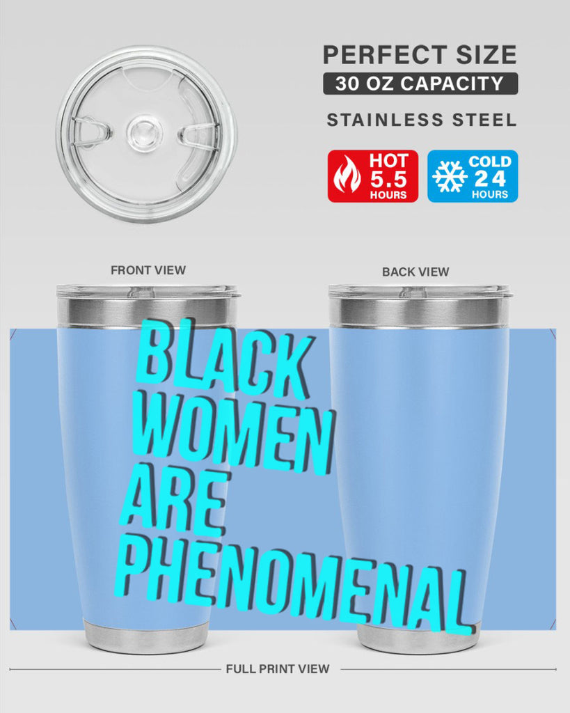 black woman are phenomenal color 216#- black words phrases- Cotton Tank