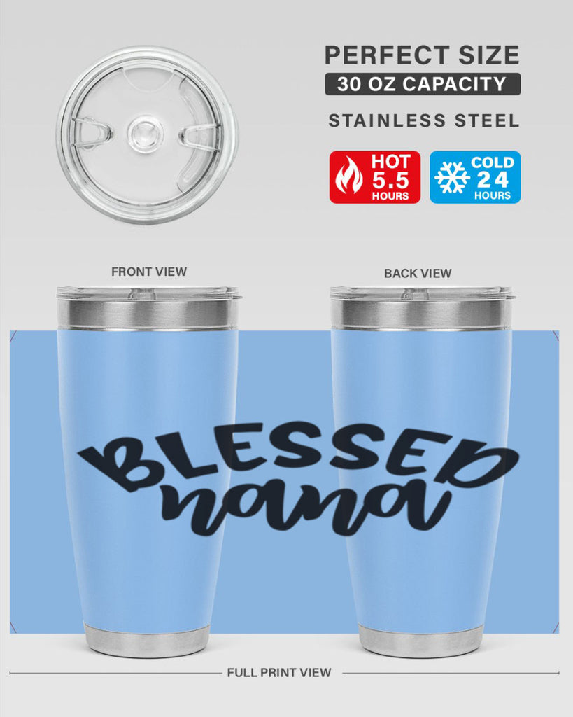blessed nana 59#- grandma - nana- Tumbler