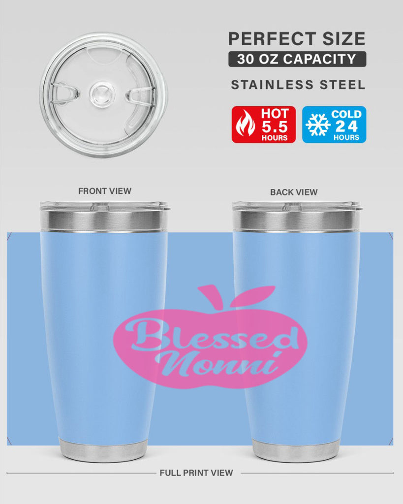 blessed nonni 58#- grandma - nana- Tumbler