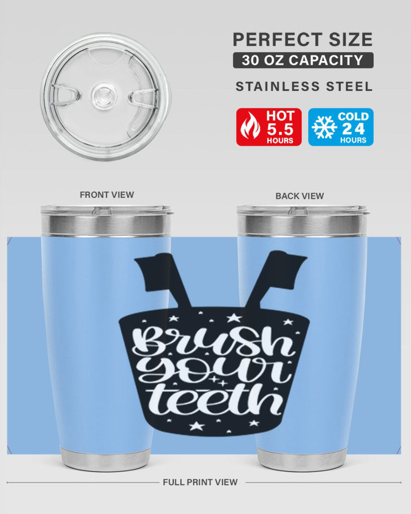 brush your teeth 45#- bathroom- Tumbler