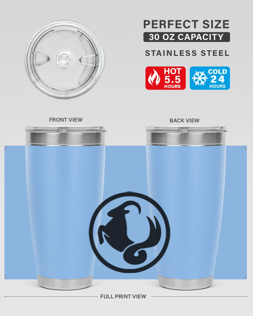 capricorn 203#- zodiac- Tumbler