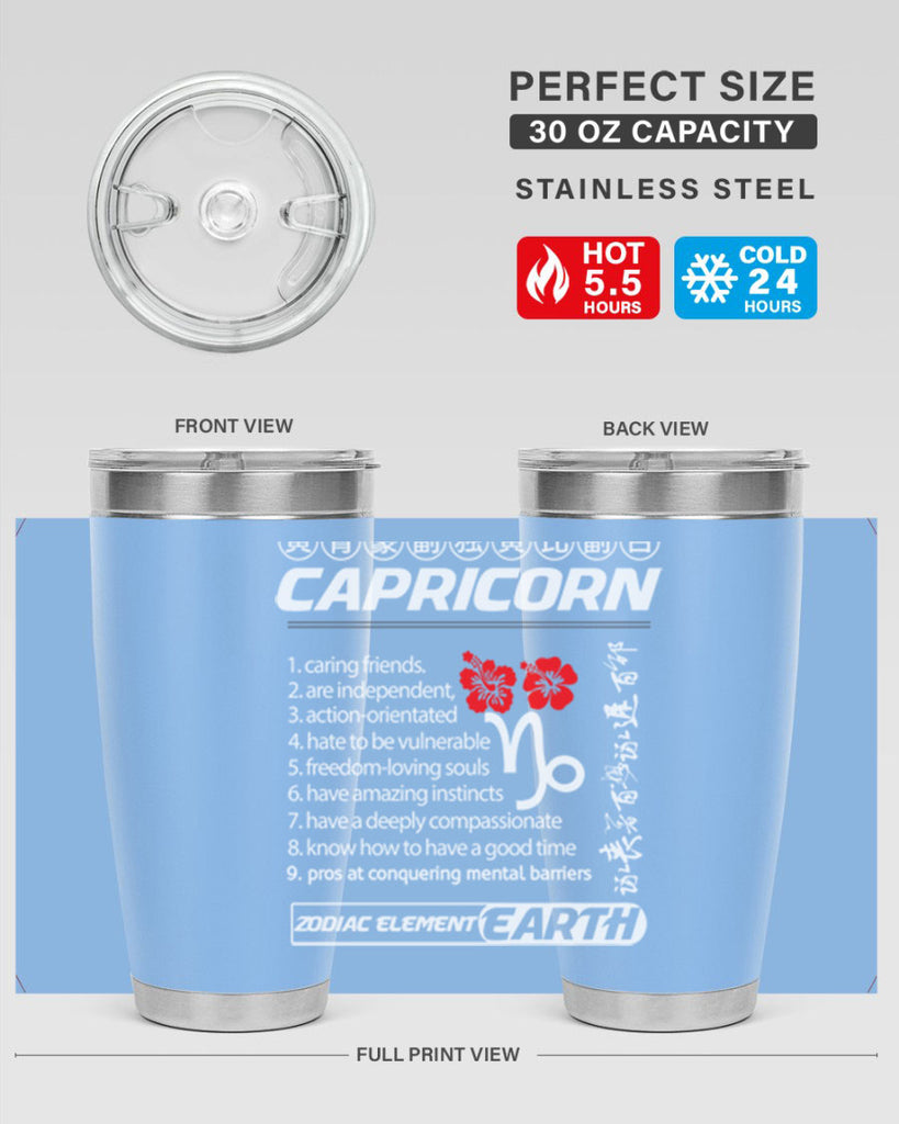 capricorn 207#- zodiac- Tumbler