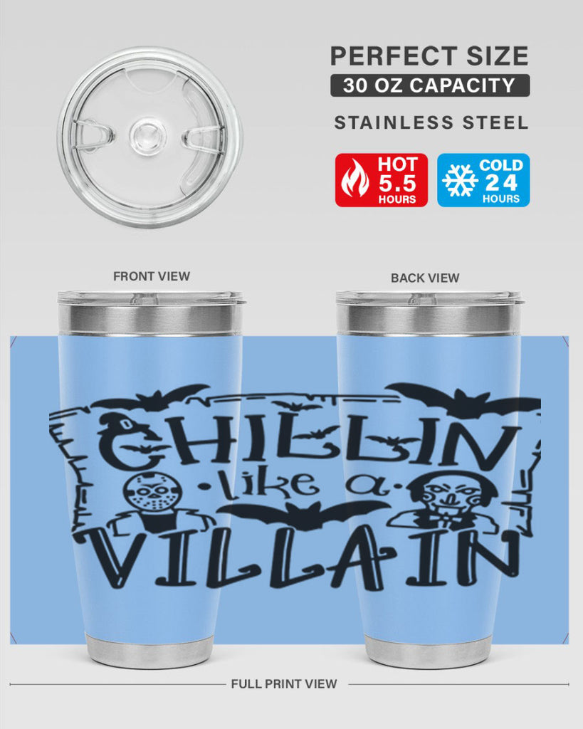 chillin like a villain 82#- halloween- Tumbler