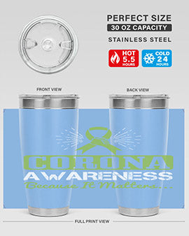 corona awareness because it matters Style 26#- corona virus- Tumbler