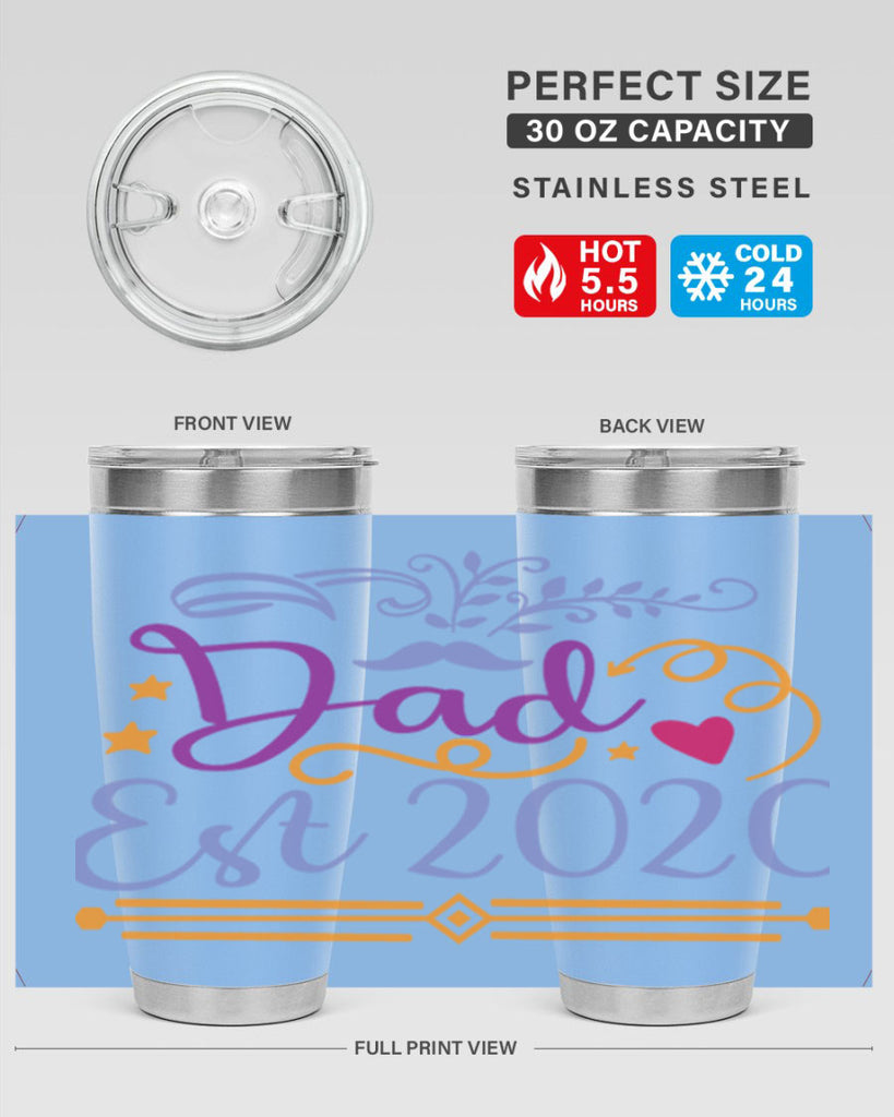 dad est 97#- fathers day- Tumbler