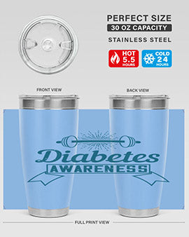 diabetes awareness Style 3#- diabetes- Tumbler