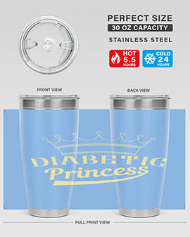 diabetic princess Style 42#- diabetes- Tumbler