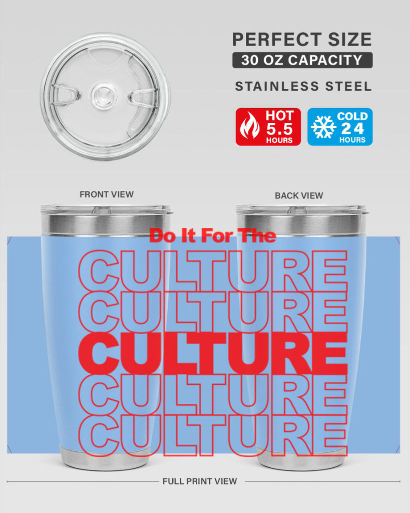 do it for the culture 170#- black words phrases- Cotton Tank