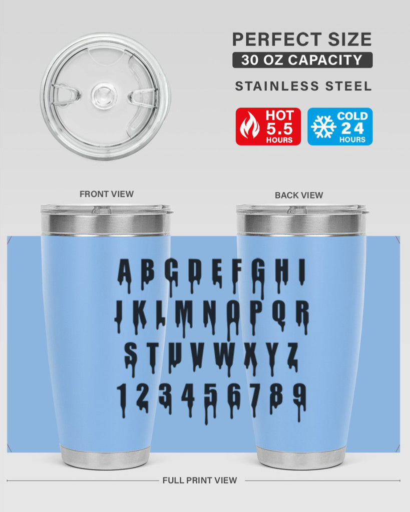 drip font 164#- black words phrases- Cotton Tank