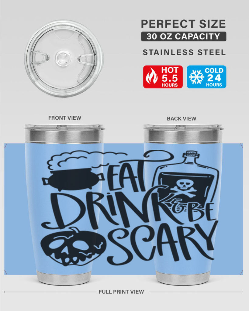 eat drink be scary 78#- halloween- Tumbler