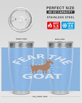 fear the goat Style 4#- goat- Tumbler
